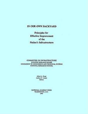 In Our Own Backyard: Principles for Effective Improvement of the Nation's Infrastructure de Committee on Infrastructure