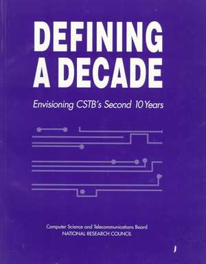 Defining a Decade de National Research Council