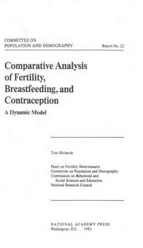 Comparative Analysis of Fertility, Breastfeeding, and Contraception de Panel on Fertility Determinants