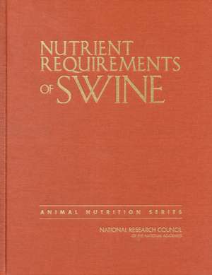 Nutrient Requirements of Swine de Subcommittee on Swine Nutrition