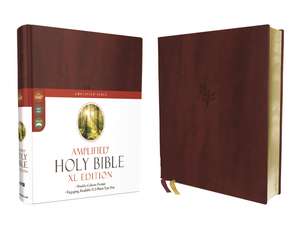 Amplified Holy Bible, XL Edition, Leathersoft, Burgundy de Zondervan