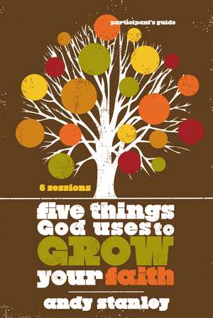 Five Things God Uses to Grow Your Faith Bible Study Participant's Guide de Andy Stanley