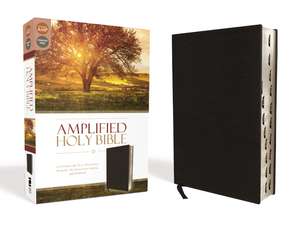 Amplified Holy Bible, Bonded Leather, Black, Thumb Indexed: Captures the Full Meaning Behind the Original Greek and Hebrew de Zondervan