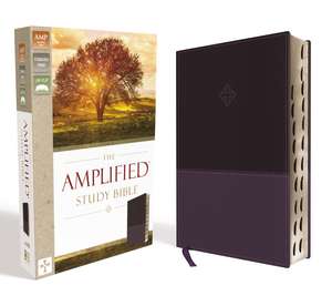 The Amplified Study Bible, Leathersoft, Purple, Thumb Indexed de Zondervan