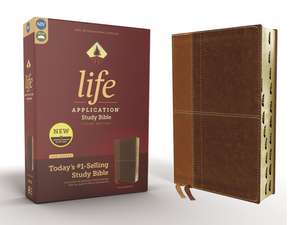 NIV, Life Application Study Bible, Third Edition, Leathersoft, Brown, Red Letter, Thumb Indexed de Zondervan