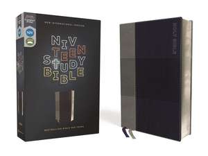 NIV, Teen Study Bible (For Life Issues You Face Every Day), Leathersoft, Blue, Comfort Print de Lawrence O. Richards