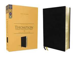 KJV, Thompson Chain-Reference Bible, European Bonded Leather, Black, Red Letter, Comfort Print de Dr. Frank Charles Thompson