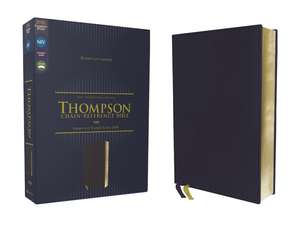 NIV, Thompson Chain-Reference Bible, Leathersoft, Navy, Red Letter, Comfort Print de Dr. Frank Charles Thompson