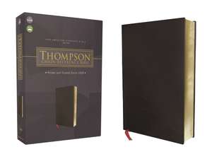 NASB, Thompson Chain-Reference Bible, Bonded Leather, Black, Red Letter, 1977 Text de Dr. Frank Charles Thompson