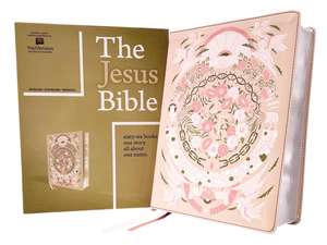 The Jesus Bible Artist Edition, ESV, Leathersoft, Peach Floral de Passion Publishing