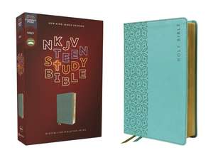 NKJV, Teen Study Bible, Leathersoft, Teal, Comfort Print de Lawrence O. Richards