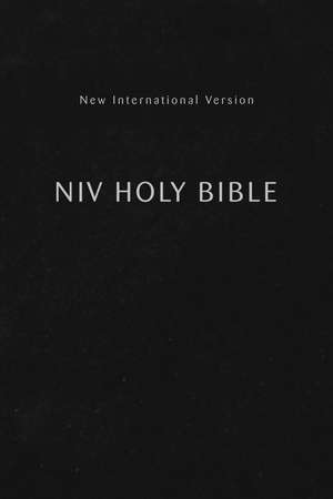 NIV, Holy Bible, Compact, Paperback, Black, Comfort Print de Zondervan