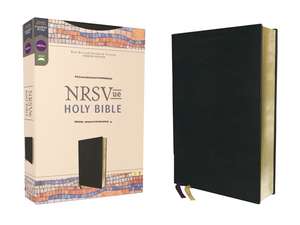 NRSVue, Holy Bible, Leathersoft, Black, Comfort Print de Zondervan