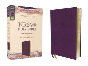 NRSVue, Holy Bible, Personal Size, Leathersoft, Purple, Comfort Print de Zondervan