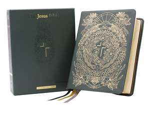 The Jesus Bible Artist Edition, NIV, Genuine Leather, Calfskin, Green, Limited Edition, Comfort Print de Passion Publishing