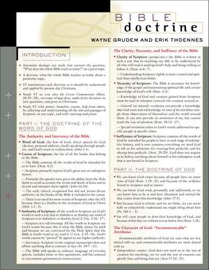 Bible Doctrine Laminated Sheet de Wayne A. Grudem