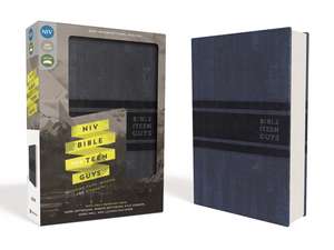 NIV, Bible for Teen Guys, Leathersoft, Blue: Building Faith, Wisdom and Strength de Zondervan