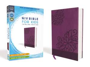 NIV, Bible for Kids, Leathersoft, Purple, Red Letter, Comfort Print: Thinline Edition de Zondervan