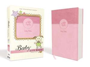 NIV, Baby Gift Bible, Holy Bible, Leathersoft, Pink, Red Letter, Comfort Print: Keepsake Edition de Zondervan