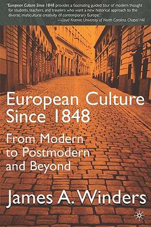 European Culture Since 1848 de J. Winders