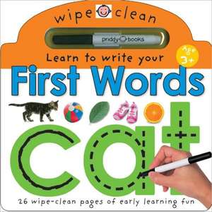 Wipe Clean: First Words de Roger Priddy