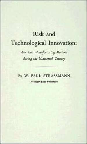 Risk and Technological Innovation: American Manufacturing Methods During the Nineteenth Century de W. Paul Strassmann