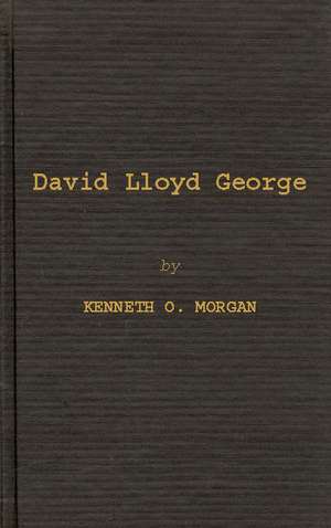 David Lloyd George de Kenneth O. Morgan