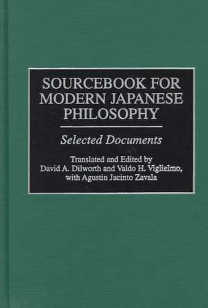 Sourcebook for Modern Japanese Philosophy: Selected Documents de David A. Dilworth