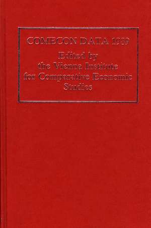 Comecon Data 1989 de The Vienna Institute for Comparative Economic Studies