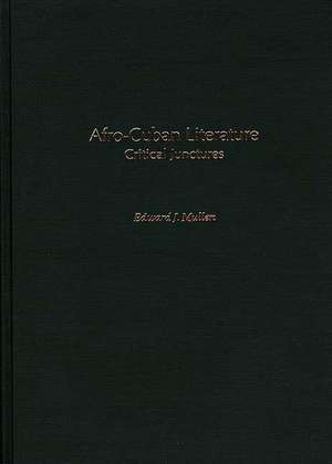 Afro-Cuban Literature: Critical Junctures de Edward Mullen