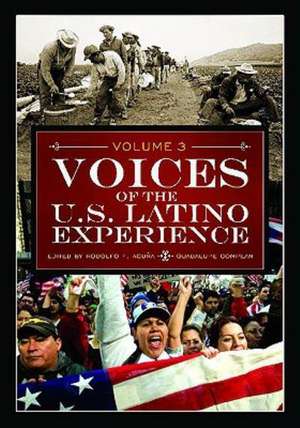 Voices of the U.S. Latino Experience: Volume 3 de Rudolfo F. AcuÃÂ±a