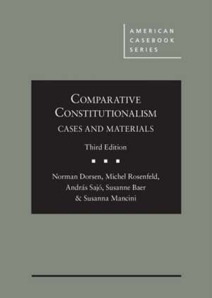 Comparative Constitutionalism de Norman Dorsen