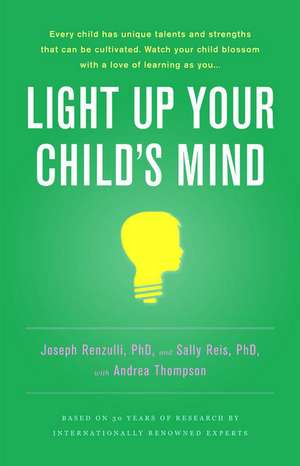 Light Up Your Child's Mind: Finding a Unique Pathway to Happiness and Success de Joseph S. Renzulli