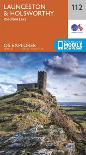 Ordnance Survey: Launceston and Holsworthy de Ordnance Survey