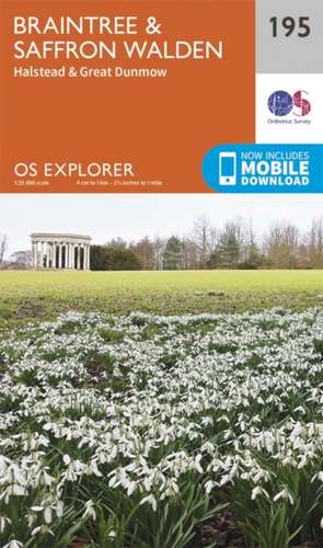 Braintree and Saffron Walden de Ordnance Survey