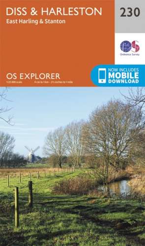 Diss & Harleston de Ordnance Survey