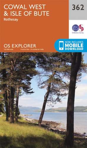 Cowal West and Isle of Bute de Ordnance Survey