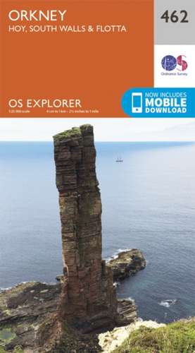 Orkney - Hoy, South Walls and Flotta de Ordnance Survey