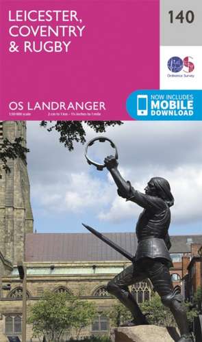 Leicester, Coventry & Rugby de Ordnance Survey