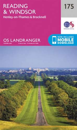 Reading, Windsor, Henley-on-Thames & Bracknell de Ordnance Survey