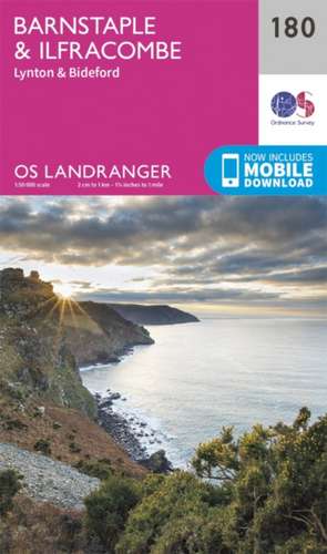 Barnstaple & Ilfracombe, Lynton & Bideford de Ordnance Survey