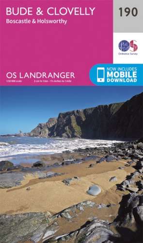 Bude & Clovelly, Boscastle & Holsworthy de Ordnance Survey