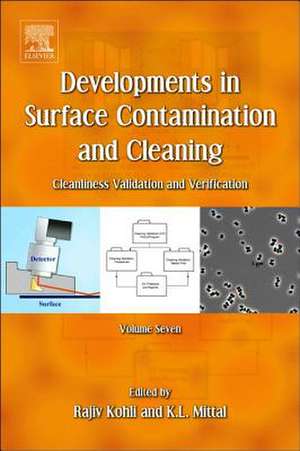 Developments in Surface Contamination and Cleaning, Volume 7: Cleanliness Validation and Verification de Rajiv Kohli