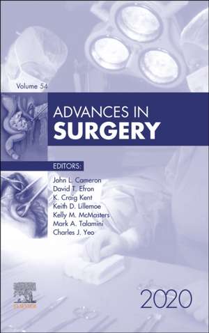 Advances in Surgery, 2020 de John L. Cameron