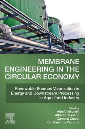 Membrane Engineering in the Circular Economy: Renewable Sources Valorization in Energy and Downstream Processing in Agro-food Industry de Adolfo Iulianelli