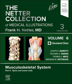 The Netter Collection of Medical Illustrations: Musculoskeletal System, Volume 6, Part II - Spine and Lower Limb de Joseph P Iannotti