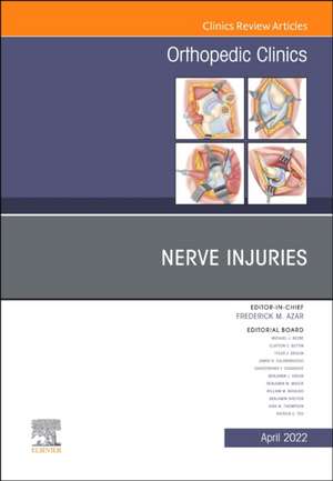 Nerve Injuries, An Issue of Orthopedic Clinics de Frederick M. Azar