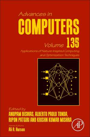 Applications of Nature-Inspired Computing and Optimization Techniques de Anupam Biswas