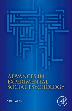 Advances in Experimental Social Psychology de Bertram Gawronski