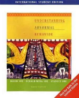 Understanding Abnormal Behavior, International Edition de David Sue